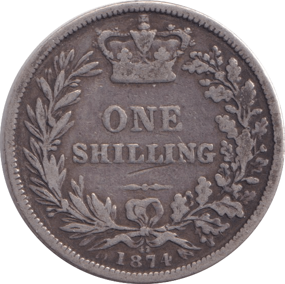 1874 SHILLING ( GF ) - Shilling - Cambridgeshire Coins