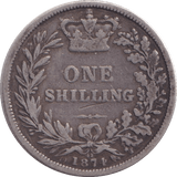 1874 SHILLING ( GF ) - Shilling - Cambridgeshire Coins