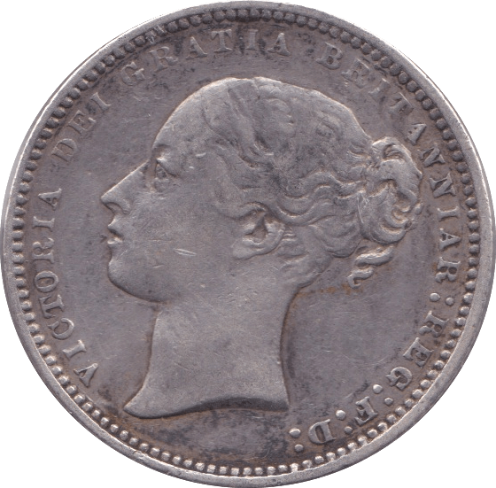 1874 SHILLING ( VF ) DIE 8 - Shilling - Cambridgeshire Coins