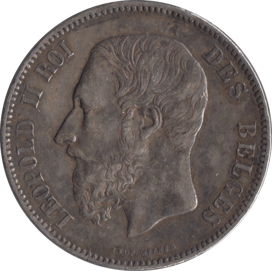 1874 SILVER FRANCE 5 FRANCS - WORLD COINS - Cambridgeshire Coins