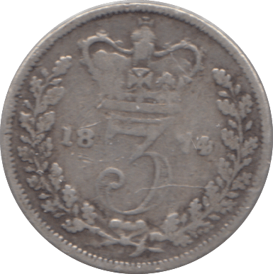 1874 SILVER THREEPENCE ( FAIR ) - Cambridgeshire Coins