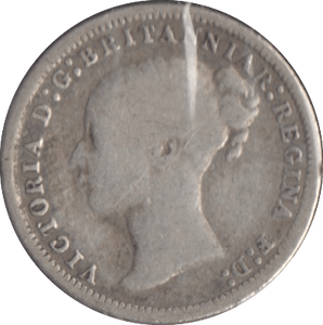 1874 SILVER THREEPENCE ( FAIR ) - Threepence - Cambridgeshire Coins