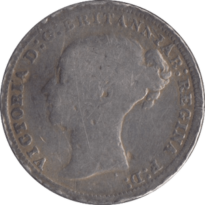 1874 SILVER THREEPENCE ( FAIR ) - Threepence - Cambridgeshire Coins