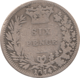 1874 SIXPENCE ( FAIR ) DIE 54 - Sixpence - Cambridgeshire Coins