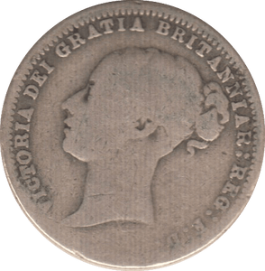 1874 SIXPENCE ( FAIR ) DIE 54 - Sixpence - Cambridgeshire Coins