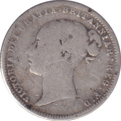 1874 SIXPENCE ( FINE ) - Sixpence - Cambridgeshire Coins