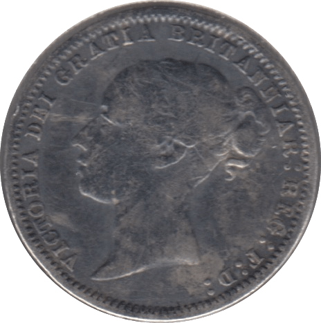 1874 SIXPENCE ( GF ) - Sixpence - Cambridgeshire Coins