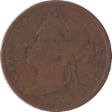 1874 STRAIT SETTLEMENTS ONE CENT - WORLD COINS - Cambridgeshire Coins