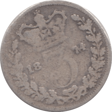1874 THREEPENCE ( FAIR ) 3 - Threepence - Cambridgeshire Coins