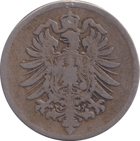 1875 10 PFENNIG GERMANY - WORLD COINS - Cambridgeshire Coins