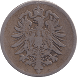 1875 10 PFENNIG GERMANY - WORLD COINS - Cambridgeshire Coins