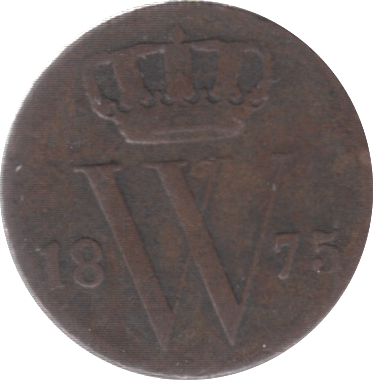 1875 1/2 GULDEN NETHERLANDS - WORLD COINS - Cambridgeshire Coins