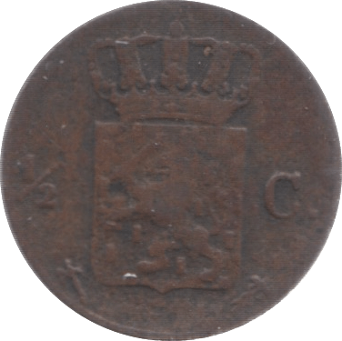 1875 1/2 GULDEN NETHERLANDS - WORLD COINS - Cambridgeshire Coins