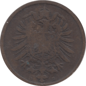 1875 2 PFENNIG MM D DRESDEN GERMANY - WORLD COINS - Cambridgeshire Coins
