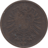 1875 2 PFENNIG MM D DRESDEN GERMANY - WORLD COINS - Cambridgeshire Coins
