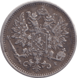 1875 25 PENNIA FINLAND - WORLD COINS - Cambridgeshire Coins