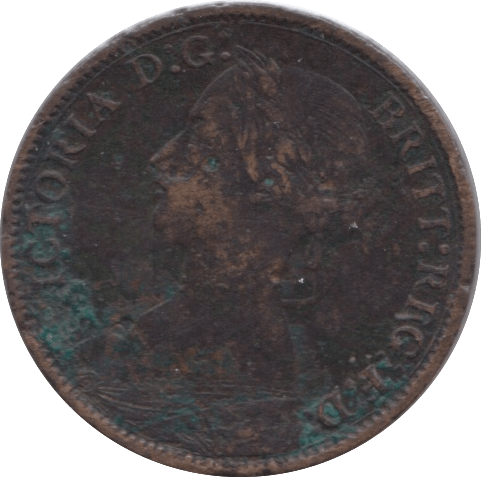 1875 FARTHING ( GF ) 1 - Farthing - Cambridgeshire Coins