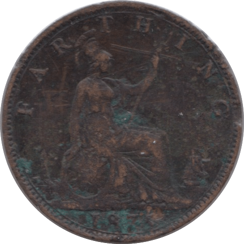 1875 FARTHING ( GF ) 1 - Farthing - Cambridgeshire Coins
