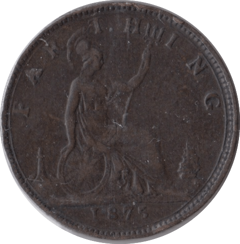1875 FARTHING ( UNC ) H - Farthing - Cambridgeshire Coins