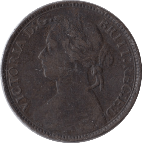 1875 FARTHING ( UNC ) H - Farthing - Cambridgeshire Coins