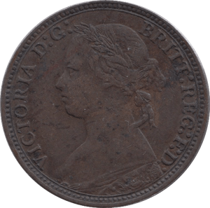 1875 FARTHING ( VF ) 1 - Farthing - Cambridgeshire Coins