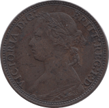 1875 FARTHING ( VF ) 1 - Farthing - Cambridgeshire Coins