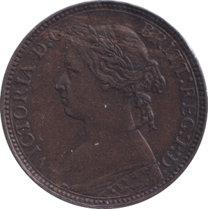 1875 FARTHING ( VF ) - Farthing - Cambridgeshire Coins