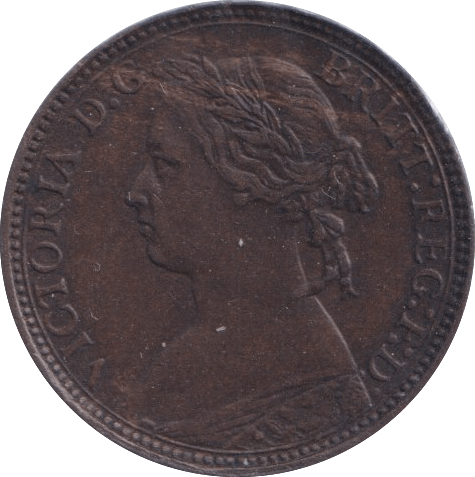 1875 FARTHING ( VF ) - Farthing - Cambridgeshire Coins