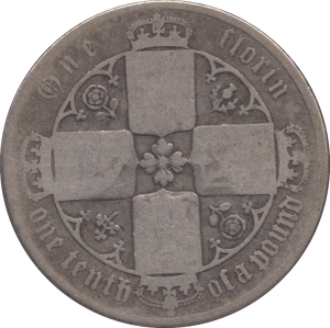 1875 FLORIN ( FAIR ) - Florin - Cambridgeshire Coins
