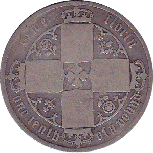 1875 FLORIN ( FAIR ) - Florin - Cambridgeshire Coins