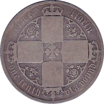1875 FLORIN ( FAIR ) - Florin - Cambridgeshire Coins