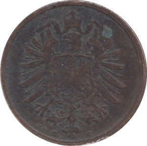1875 GERMANY TWO PFENNIG - WORLD COINS - Cambridgeshire Coins