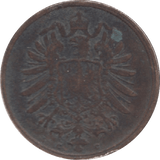 1875 GERMANY TWO PFENNIG - WORLD COINS - Cambridgeshire Coins