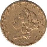 1875 GOLD 20 DOLLAR USA SAN FRANCISCO MINT - Gold World Coins - Cambridgeshire Coins