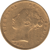 1875 GOLD HALF SOVEREIGN ( GF ) - Half Sovereign - Cambridgeshire Coins