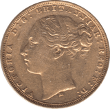 1875 GOLD SOVEREIGN ( GVF ) MELBOURNE MINT REF 2 - Sovereign - Cambridgeshire Coins