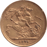 1875 GOLD SOVEREIGN ( GVF ) MELBOURNE MINT - Sovereign - Cambridgeshire Coins