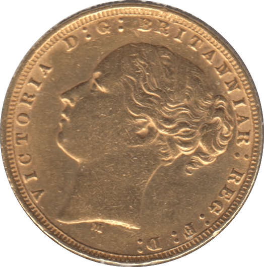 1875 GOLD SOVEREIGN ( VF ) MELBOURNE MINT - Sovereign - Cambridgeshire Coins