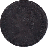 1875 H FARTHING ( VF ) - Farthing - Cambridgeshire Coins