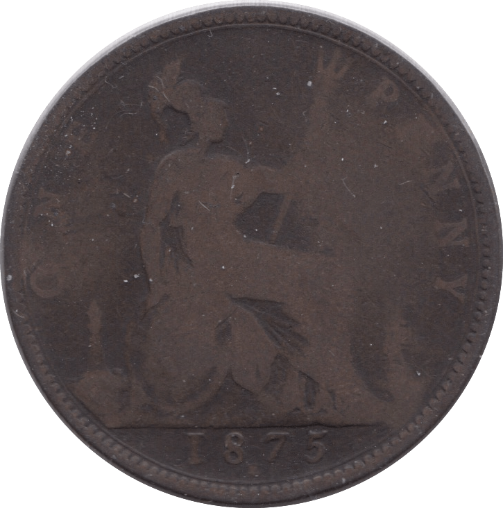 1875 H PENNY ( FAIR ) 2 - Penny - Cambridgeshire Coins