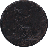 1875 H PENNY ( UNC ) - Penny - Cambridgeshire Coins