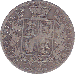 1875 HALFCROWN ( F ) - Halfcrown - Cambridgeshire Coins