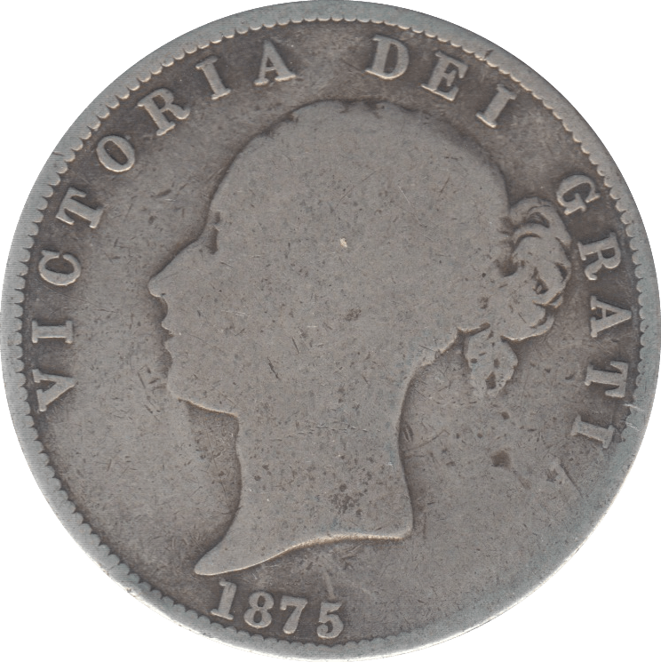 1875 HALFCROWN ( FAIR ) 28 - Halfcrown - Cambridgeshire Coins