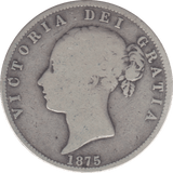 1875 HALFCROWN ( FAIR ) 6 - Halfcrown - Cambridgeshire Coins