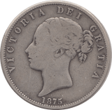 1875 HALFCROWN ( FINE ) 6 - Halfcrown - Cambridgeshire Coins