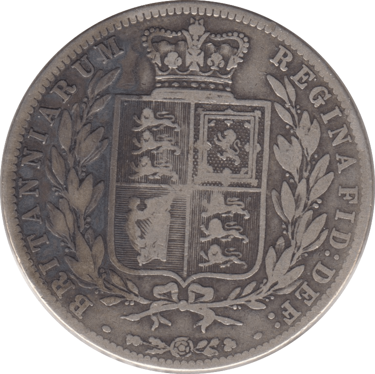 1875 HALFCROWN ( FINE ) 6 - Halfcrown - Cambridgeshire Coins