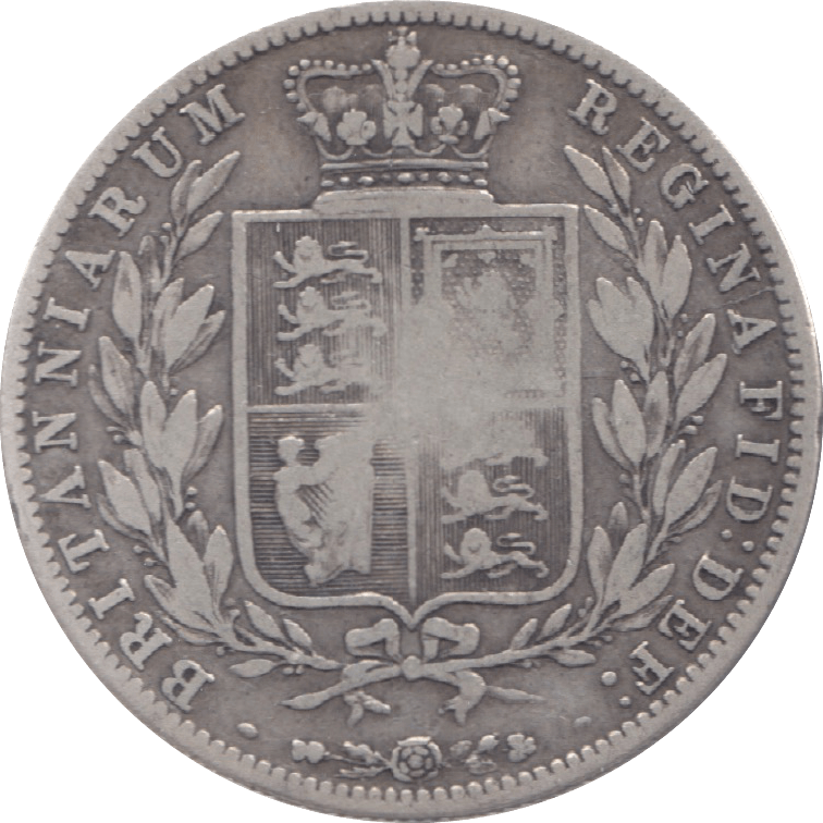 1875 HALFCROWN ( FINE ) 6 - Halfcrown - Cambridgeshire Coins