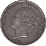 1875 HALFCROWN ( GVF ) - Halfcrown - Cambridgeshire Coins