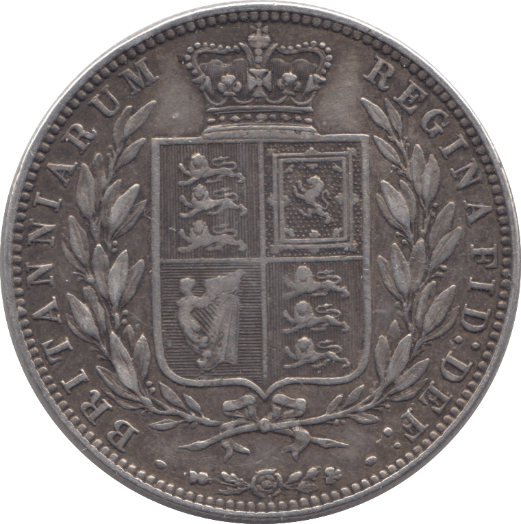 1875 HALFCROWN ( GVF ) - Halfcrown - Cambridgeshire Coins