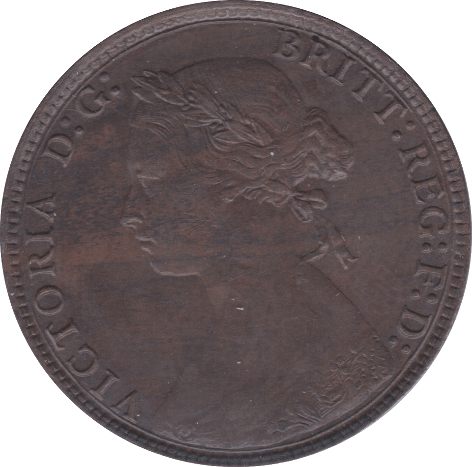 1875 HALFPENNY ( AUNC ) - Halfpenny - Cambridgeshire Coins